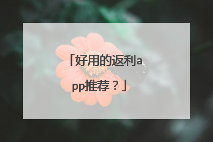 好用的返利app推荐?