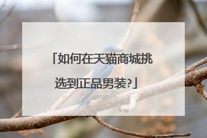 如何在天猫商城挑选到正品男装?