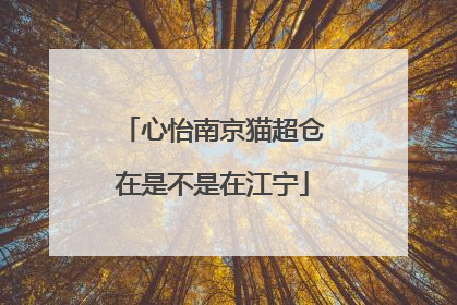心怡南京猫超仓在是不是在江宁