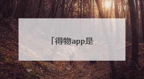得物app是什么平台啊?