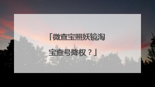 微查宝照妖镜淘宝查号降权?