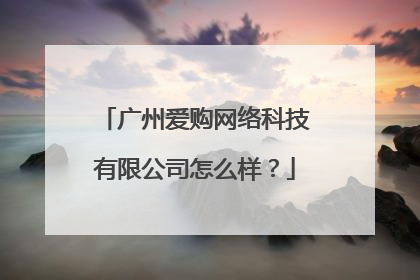 广州爱购网络科技有限公司怎么样?