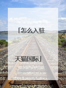 怎么入驻天猫国际