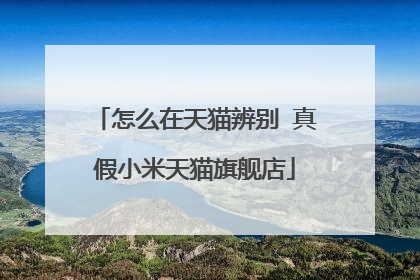 怎么在天猫辨别 真假小米天猫旗舰店