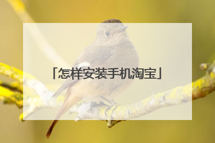怎样安装手机淘宝