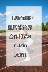惠而浦阿里智能跨界合作打造Mr.Bin冰箱
