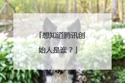 想知道腾讯创始人是谁?
