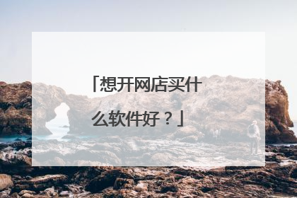 想开网店买什么软件好?