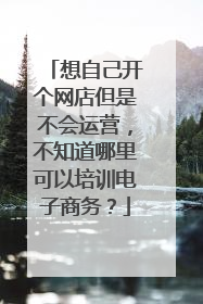 想自己开个网店但是不会运营,不知道哪里可以培训电子商务?
