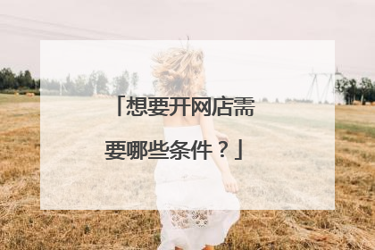 想要开网店需要哪些条件?