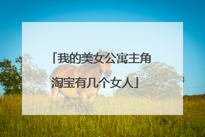 我的美女公寓主角淘宝有几个女人