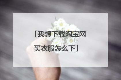 我想下载淘宝网买衣服怎么下