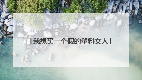 我想买一个假的塑料女人