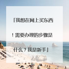 我想在网上买东西！需要办理的步骤是什么？我是新手