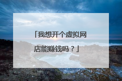 我想开个虚拟网店能赚钱吗?