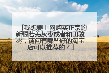我想要上网购买正宗的新疆若羌灰枣或者和田骏枣，请问有哪些好的淘宝店可以推荐的？