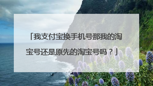 我支付宝换手机号那我的淘宝号还是原先的淘宝号吗?