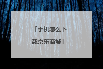 手机怎么下载京东商城