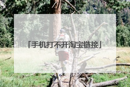 手机打不开淘宝链接