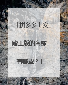 拼多多上安踏正版的商铺有哪些?
