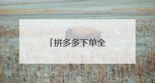 拼多多下单全额返可靠吗?