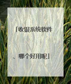收银系统软件、哪个好用呢