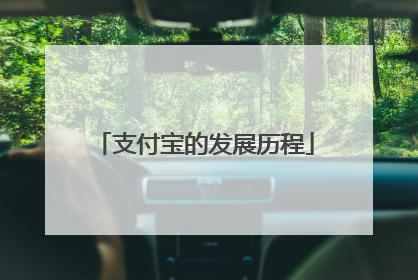 支付宝的发展历程