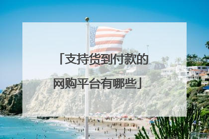 支持货到付款的网购平台有哪些