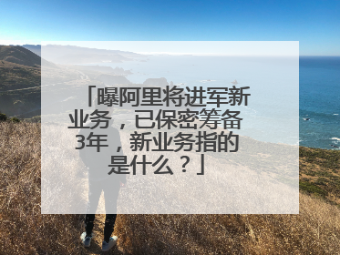 曝阿里将进军新业务,已保密筹备3年,新业务指的是什么?