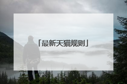 最新天猫规则