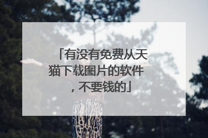 有没有免费从天猫下载图片的软件,不要钱的