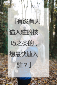 有没有天猫入驻的技巧之类的,想最快速入驻?