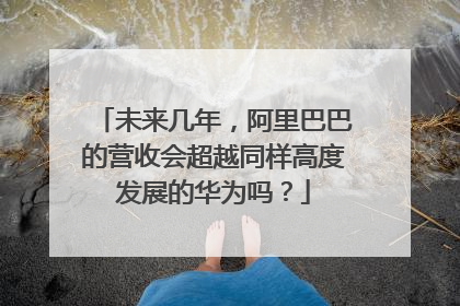 未来几年,阿里巴巴的营收会超越同样高度发展的华为吗?