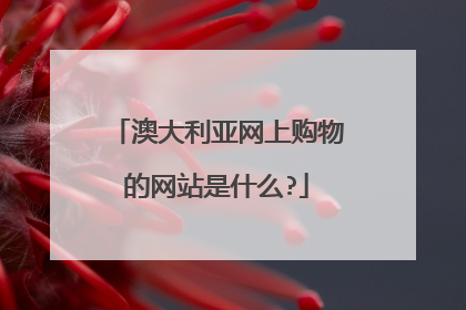 澳大利亚网上购物的网站是什么?