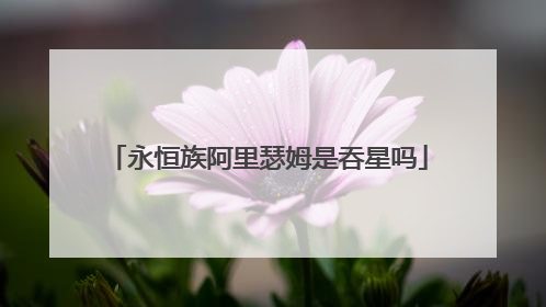永恒族阿里瑟姆是吞星吗