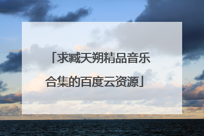 求臧天朔精品音乐合集的百度云资源