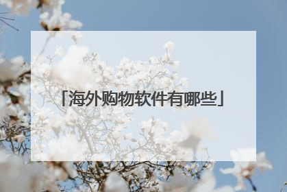 海外购物软件有哪些
