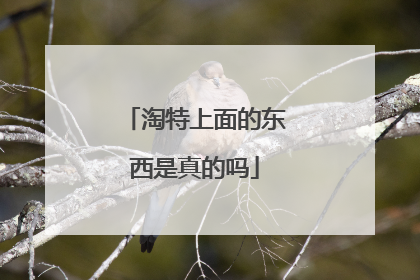 淘特上面的东西是真的吗