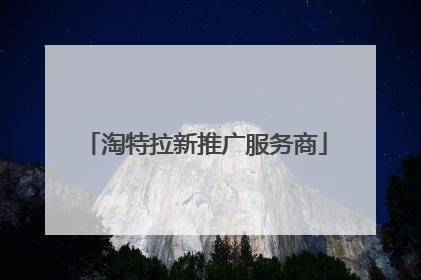 淘特拉新推广服务商