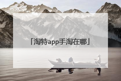 淘特app手淘在哪
