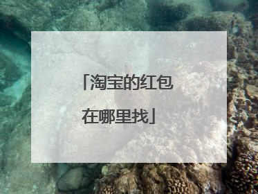 淘宝的红包在哪里找