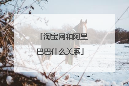 淘宝网和阿里巴巴什么关系