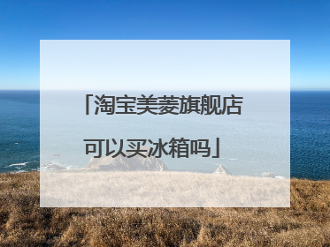 淘宝美菱旗舰店可以买冰箱吗