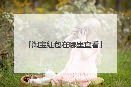淘宝红包在哪里查看