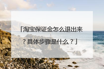 淘宝保证金怎么退出来?具体步骤是什么?