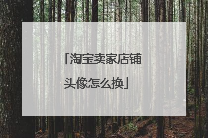 淘宝卖家店铺头像怎么换