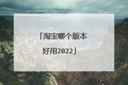 淘宝哪个版本好用2022