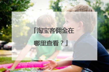 淘宝客佣金在哪里查看？