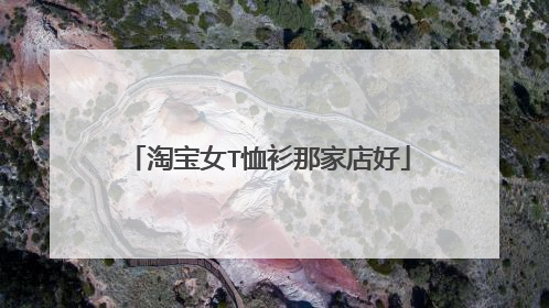 淘宝女T恤衫那家店好