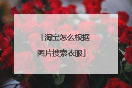 淘宝怎么根据图片搜索衣服